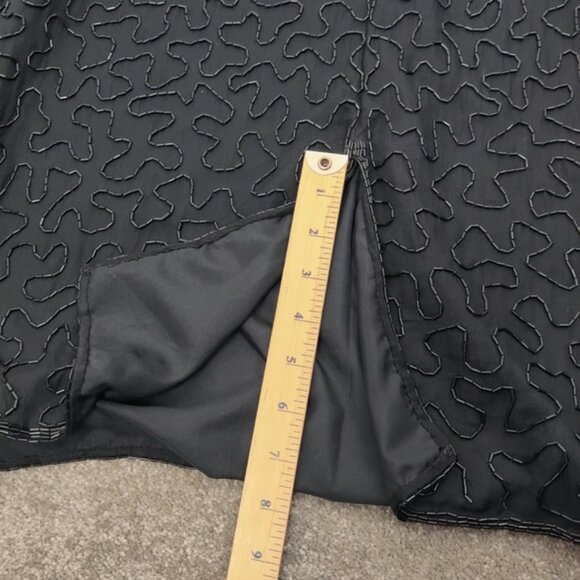 Scala Vintage-Inspired Silk-Blend Evening Dress - 2X - Embroidered Elegance - Picture 13 of 16